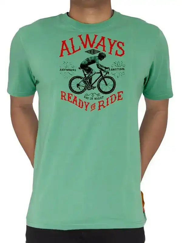 Always Ready to Ride Men's T-shirt Green