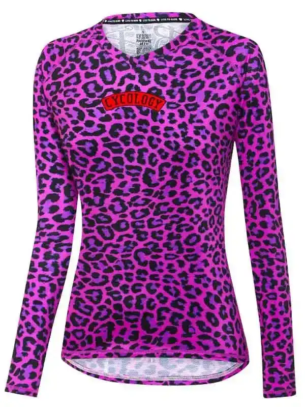Badass Kitty Women's Long Sleeve MTB Jersey - Image 2