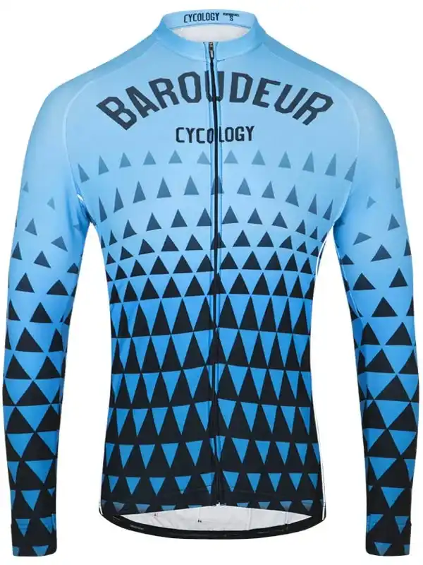 Baroudeur Men's Winter Long Sleeve Jersey Black