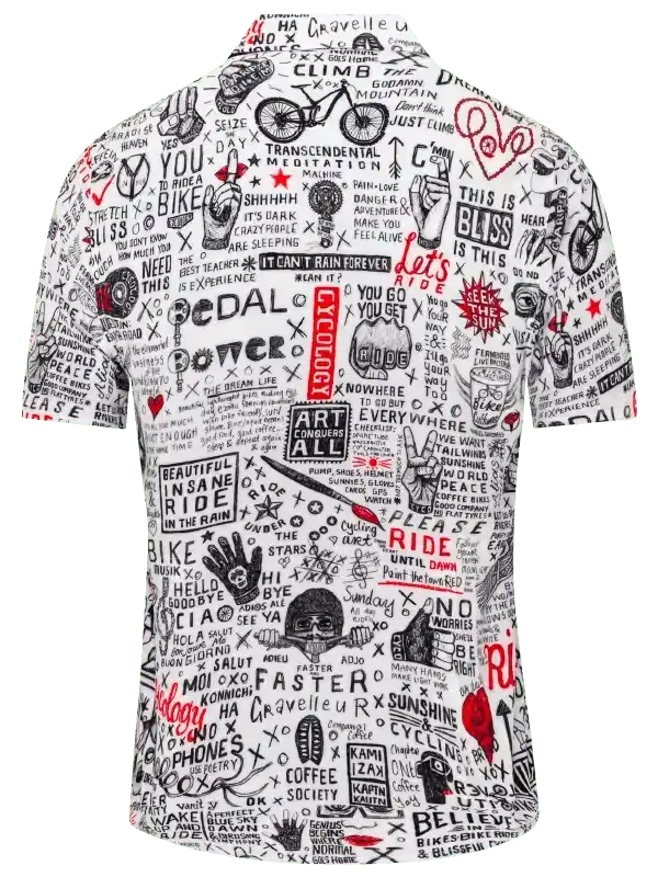 Bike Graffiti Gravel Shirt - Image 2