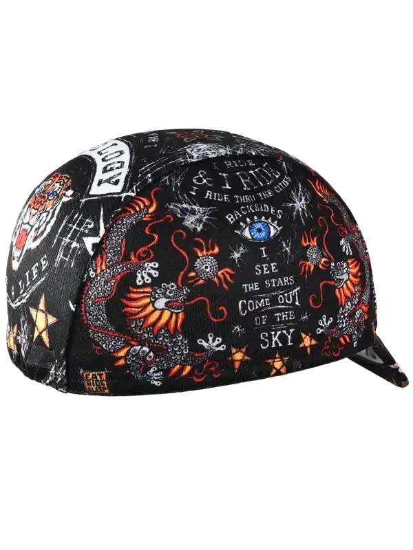 City of Angels Cycling Cap Black - Image 3