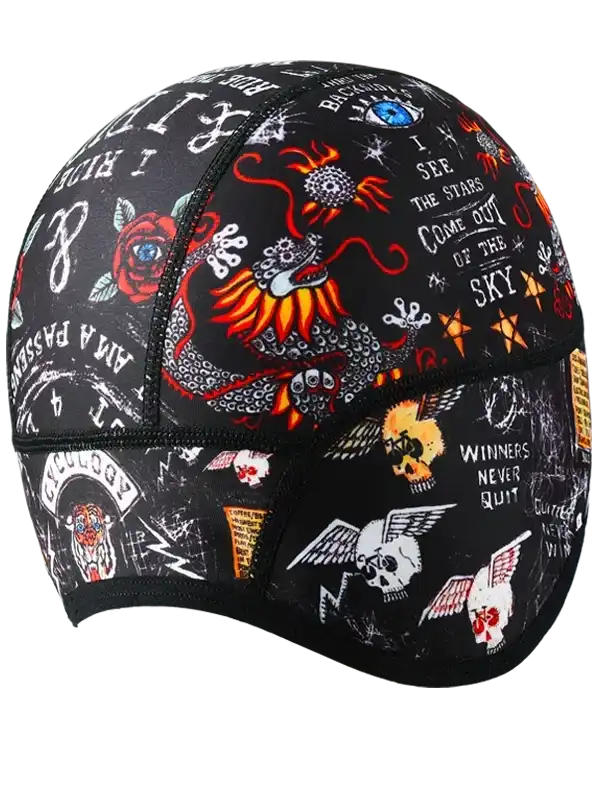 City Of Angels Thermal Beanie Black - Image 2