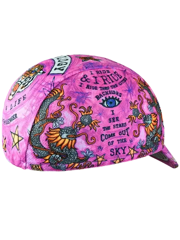 City of Angels Cycling Cap Pink - Image 3