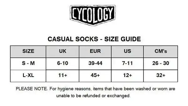 Cycology Casual Socks Black - Image 4