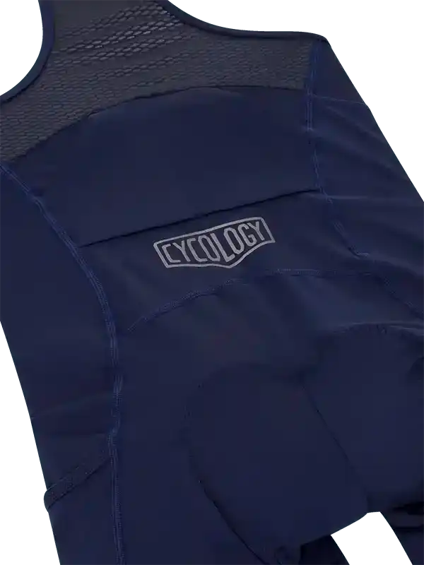 Men's Cargo Bib Shorts Navy - Image 6