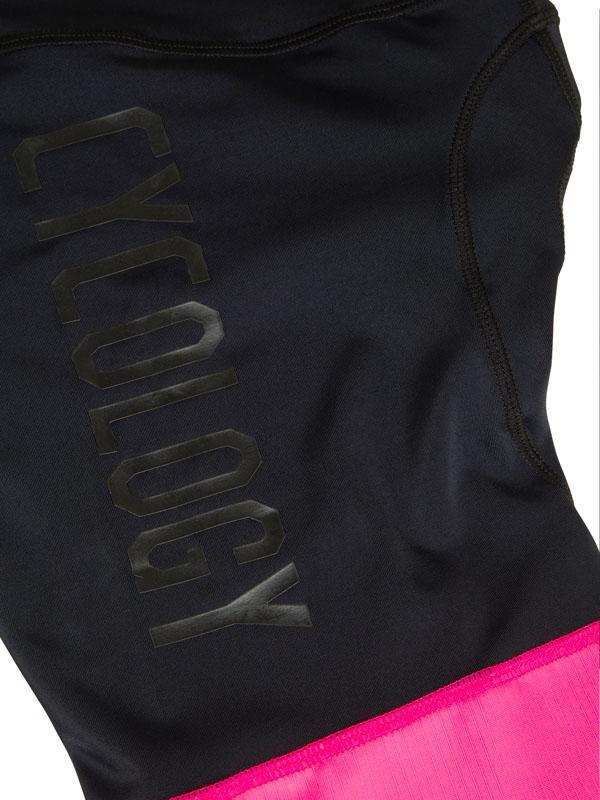 Women's Bib Shorts Black/Pink - Image 4