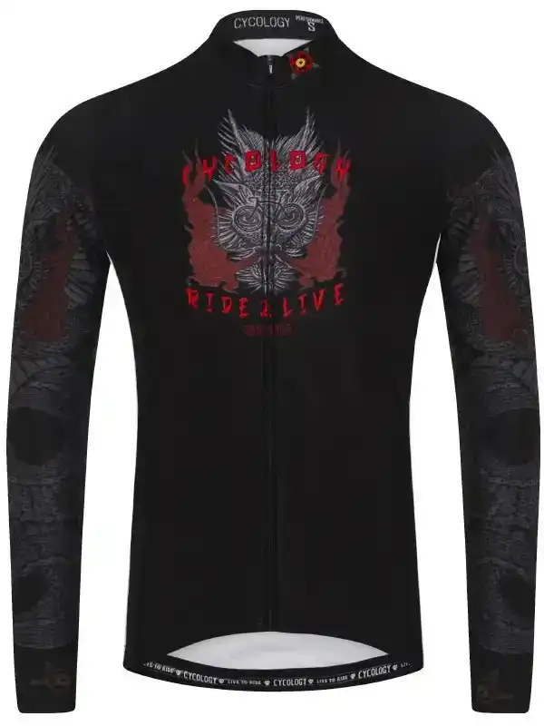 Dragon Men's Winter Long Sleeve Jersey - Image 2