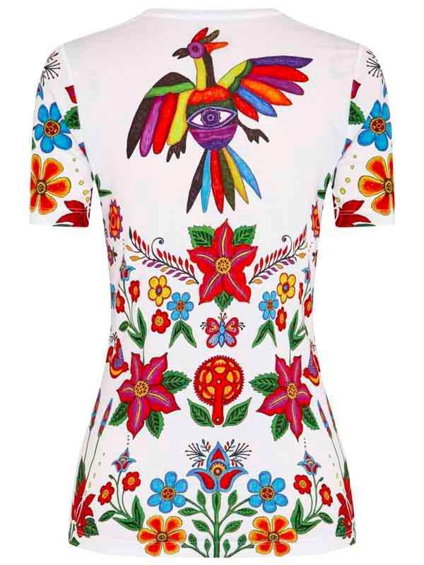 Frida Women's Technical T-Shirt White - Image 2