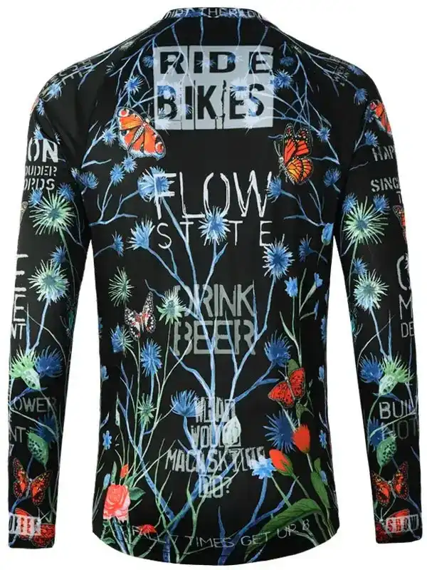 Gangsta Men's Long Sleeve MTB Jersey - Image 2