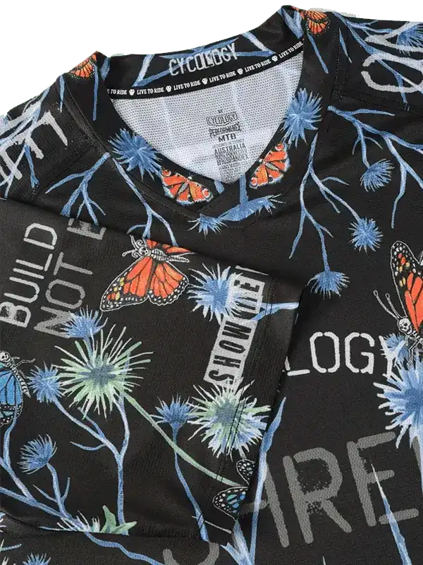Gangsta Men's MTB Jersey - Image 4