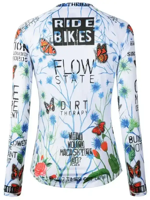 Gangsta Women's Long Sleeve MTB Jersey - Image 2