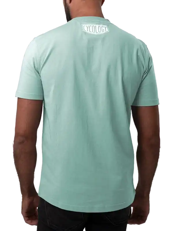Just Bike Men's T-shirt Light Green - Image 3