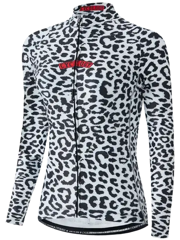 Kitty Women's Winter Long Sleeve Jersey White