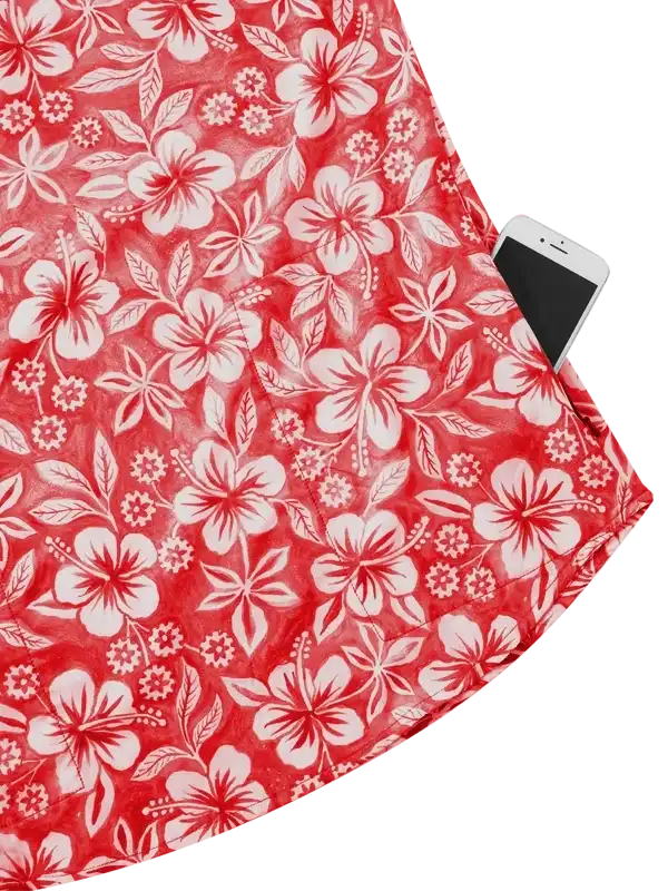 Oahu Gravel Shirt Red - Image 4