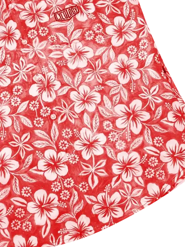 Oahu Gravel Shirt Red - Image 5