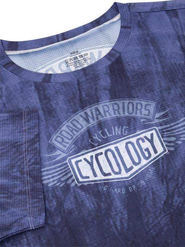 Road Warriors Men's Technical T-Shirt Navy - Image 6