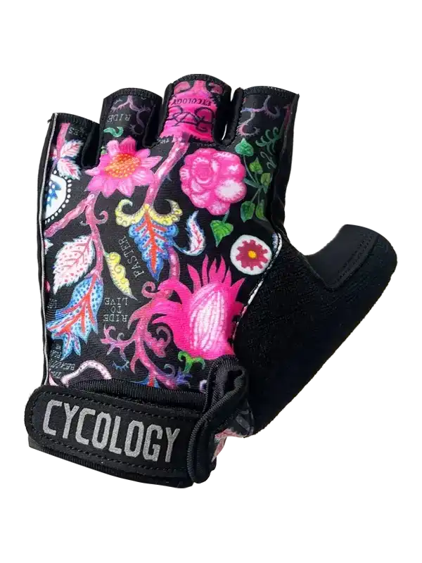 Secret Garden Cycling Gloves Black - Image 2