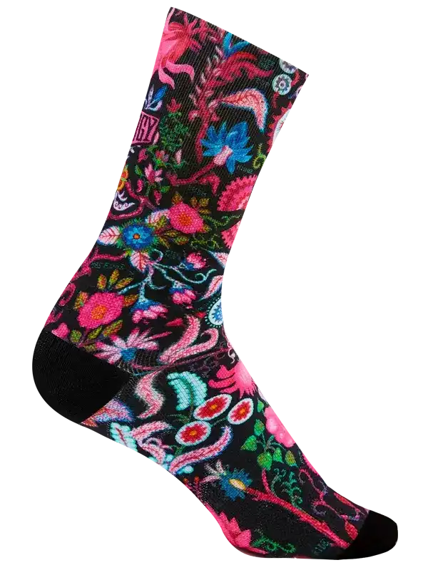 Secret Garden Cycling Socks Black - Image 3