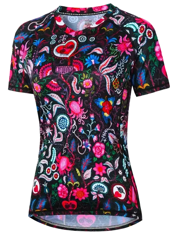 Secret Garden Women's MTB Jersey Black
