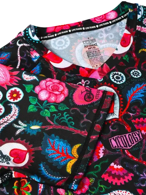 Secret Garden Women's MTB Jersey Black - Image 3