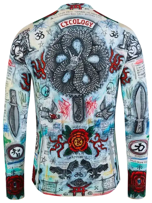 Temple Men's Winter Long Sleeve Jersey - Image 2