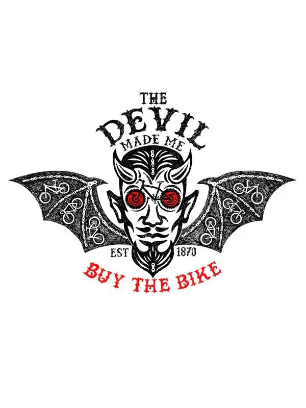 The Devil Made Me Men's T-shirt - Image 2