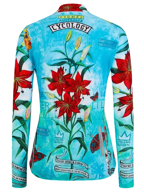Tiger Lily Women's Winter Long Sleeve Jersey - Image 2